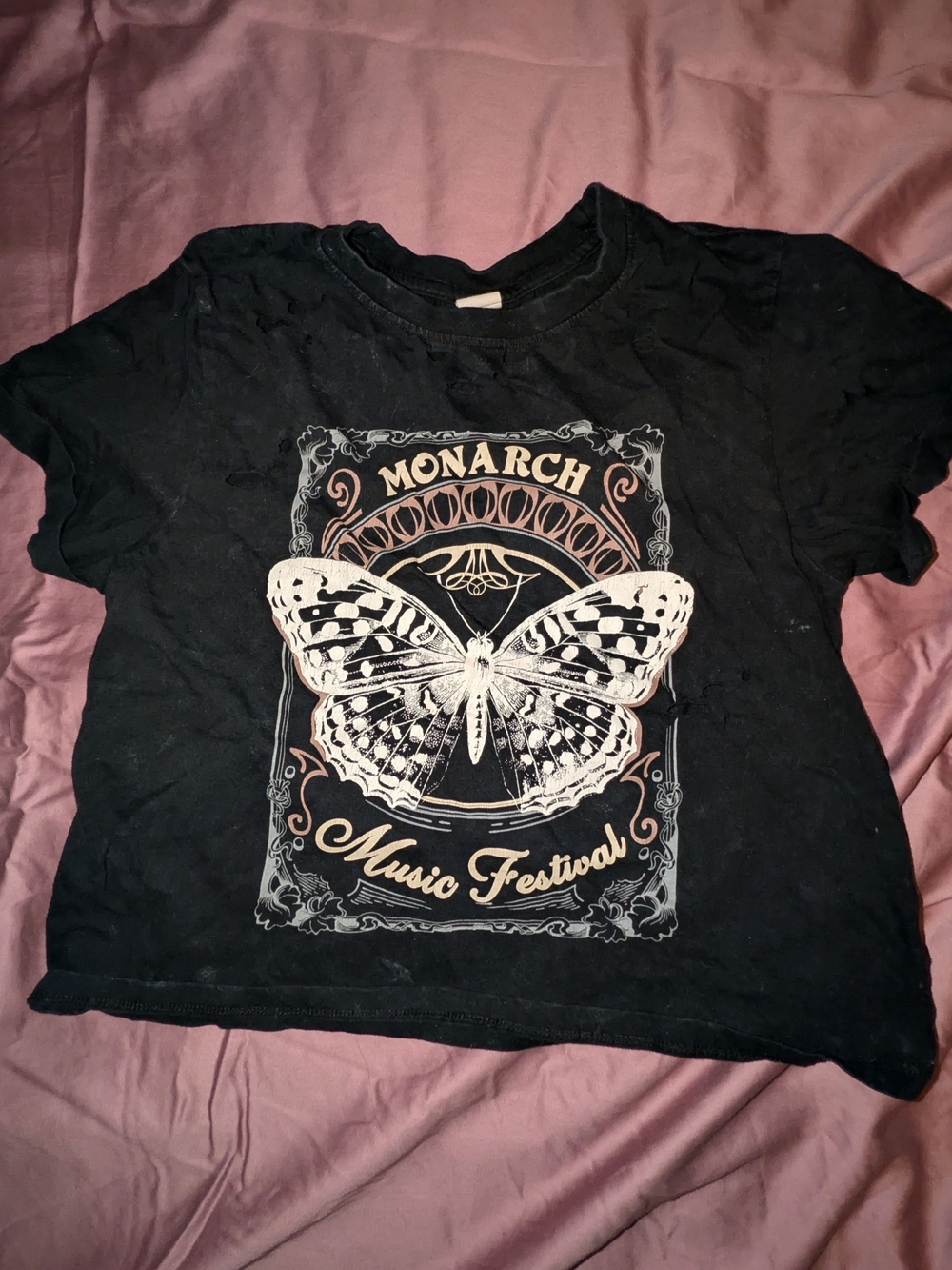 Monarch Music Festival Crop Top - Small